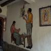 Dans le maison d'un artiste de Cuzco