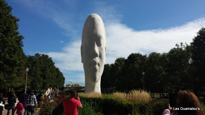 Tête de jeune fille : Sculpture de Jaume Plensa