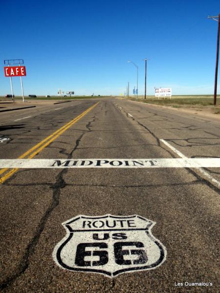 Adrian au Texas : Midpoint Route 66