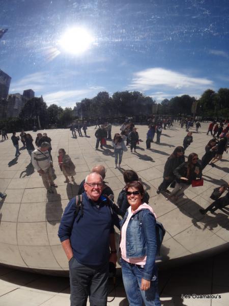 Cloud gate : Reflets