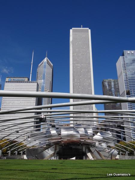 La ville vue du  Millenium Park