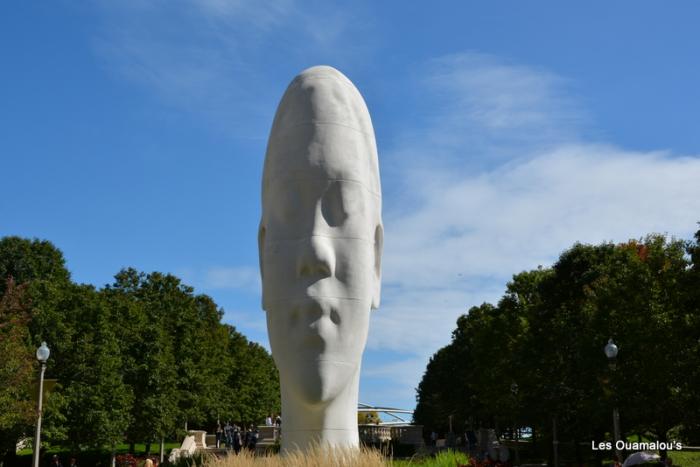 Tête de jeune fille : Sculpture de Jaume Plensa