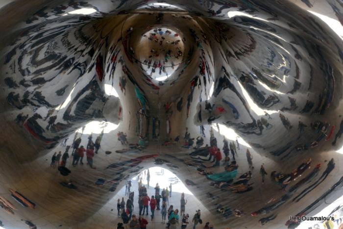 Cloud gate : Reflets