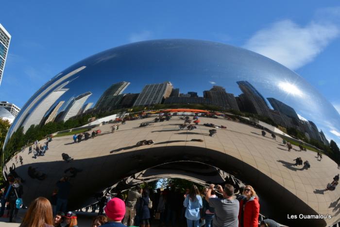 Cloud gate : Reflets