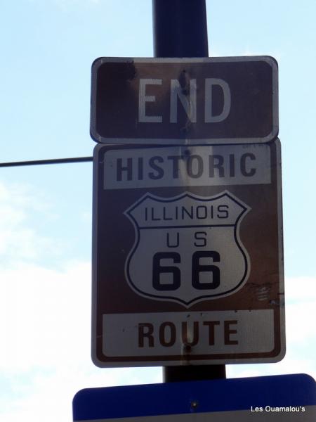 Fin de la route 66 à Chicago