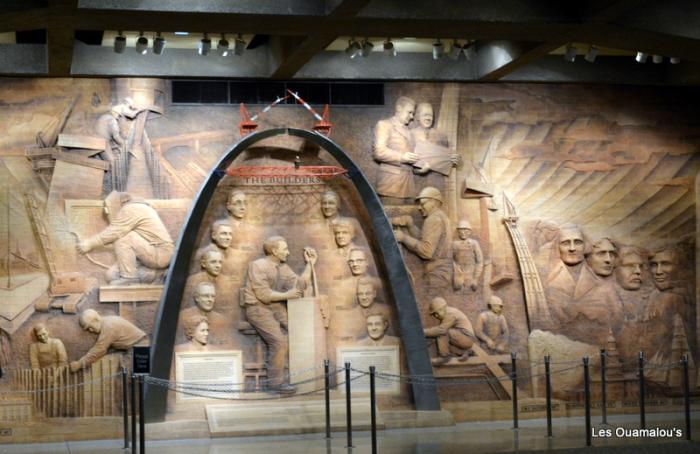 Dans le musée de la Gateway Arch