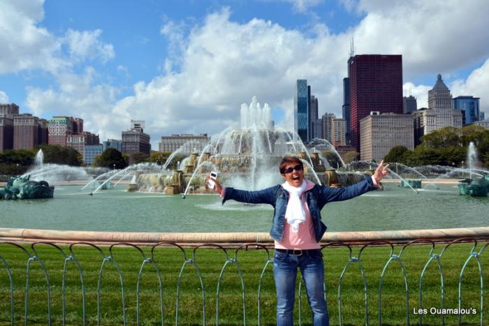 Marie devant la Fontaine Buckingham