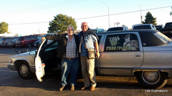 Limousine pour aller au Resto Big Texan