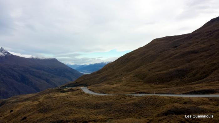 Sur la route de Queenstown