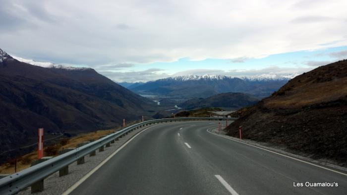 Sur la route de Queenstown