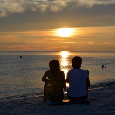 Trop beau, nous n'avons pas envie de rentrer ....
