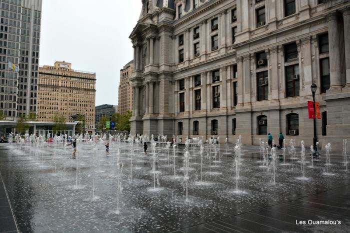 Philadelphie - Fontaines devant la Mairie