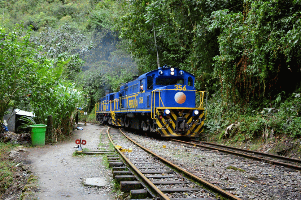 Le petit train du Machu Picchu ...