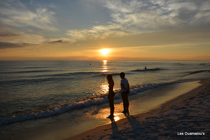 Coucher de soleil à Panama City Beach