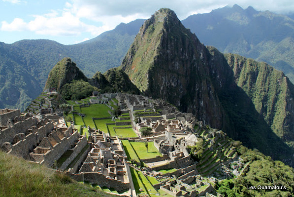 Le site du Machu Picchu ....